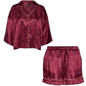 Vero Moda Női pizsama  VMBEATE Regular Fit 10254127 Magenta Purple M