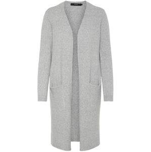 Vero Moda Női kardigán VMDOFFY 10215434 Light grey Melange L