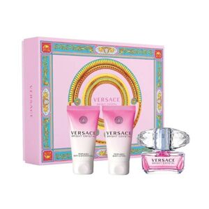 Versace Bright Crystal - EDT 50 ml + testápoló 50 ml + tusfürdő 50 ml