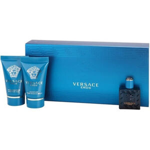 Versace Eros - EDT 5 ml + borotválkozás utáni balzsam 25 ml + tusfürdő 25 ml