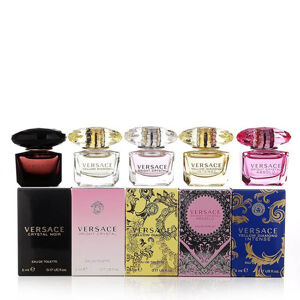 Versace miniatűr készlet - EDT 3 x 5 ml + EDP 2 x 5 ml