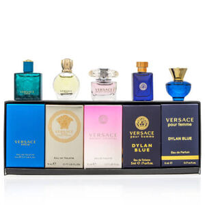 Versace Versace Miniatűr kollekció - EDT 4 x 5 ml + EDP 1 x 5 ml