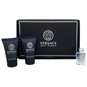 Versace Pour Homme - EDT 5 ml + tusfürdő 25 ml + borotválkozás utáni balzsam 25 ml