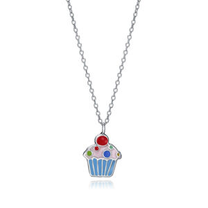 Viceroy Játékos ezüst lány nyaklánc Cupcake Sweet 5113C000-19 (lánc, medál)