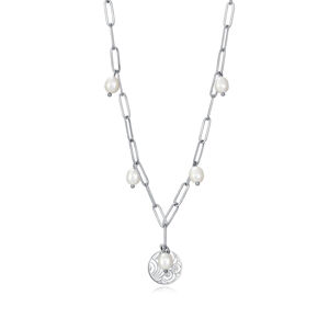 Viceroy Gyönyörű ezüst nyaklánc gyöngyökkel Chic 75274C01000