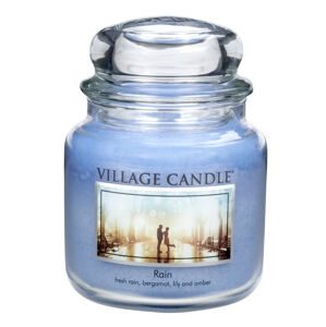 Village Candle Illatosított gyertya üveg Eső (Rain) 397 g