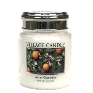 Village Candle Illatgyertya mécses Winter Clementine 390 g