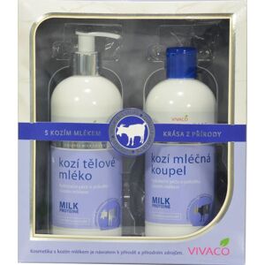 Vivaco Ajándékdoboz Kecsketej - tejfürdő, testápoló
