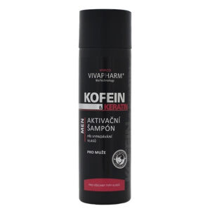 Vivapharm Koffein és keratin aktiváló sampon férfiaknak 200 ml