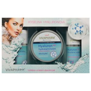 Vivapharm Hyaluron ajándékcsomag - arctisztító víz, sminklemosó tej, arckrém