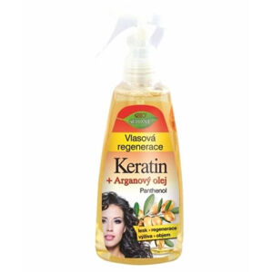 Bione Cosmetics Haj regenerálás Keratin + Arganový olej, pantenollal 260 ml