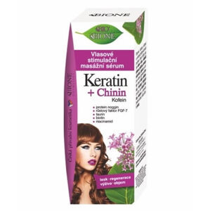 Bione Cosmetics Keratin + Chinin masszázs szérum 215 ml
