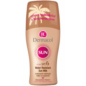 Dermacol Vízálló hidratáló naptej spray SPF 6 Sun (Water Resistant Sun Milk) 200 ml