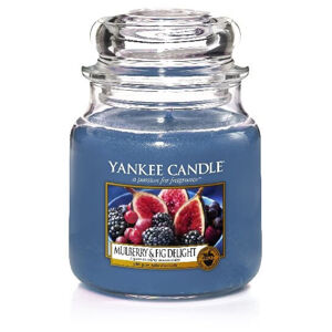 Yankee Candle Mulberry & Fig Delight illatgyertya Classic - közepes 411 g