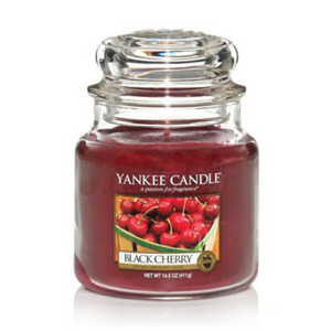 Yankee Candle Illatgyertya Érett cseresznye (Black Cherry) 411 g - közepes