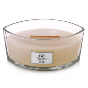 WoodWick White Honey 453,6 g illatmécses hajó