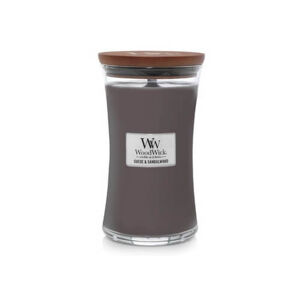WoodWick Illatgyertya váza  Suede & Sandalwood 609,5 g