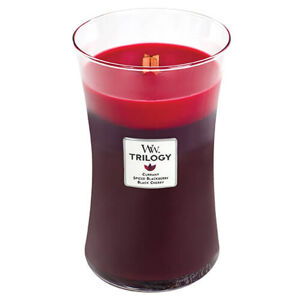 WoodWick Illatos gyertyaváza Trilogy Sun-érlelt Berries 609,5 g