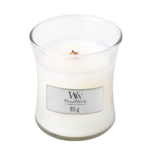WoodWick White Tea & Jasmine illatgyertya üvegben 85 g