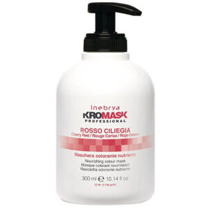 Inebrya Ice Cream Kromask Professional tápláló hajmaszk - vörös meggy (Nourishing Color Mask) 300 ml