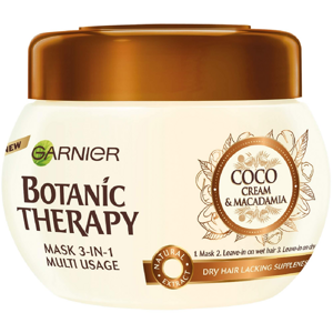Garnier Tápláló és bőrpuhító maszk  Botanic Therapy (Coco Milk & Macadamia Mask) 300 ml