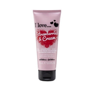 I Love Tápláló kézkrém eper illattal (Strawberries & Cream Super Soft Hand Lotion) 75 ml