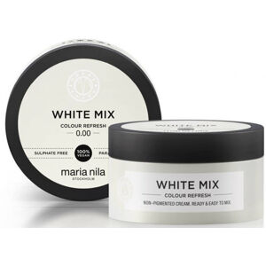 Maria Nila White tápláló hajmaszk színpigmentek nélkül pasztelszínek kihangsúlyozására (Colour Refresh Mask) 100 ml