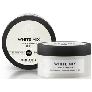 Maria Nila White tápláló hajmaszk színpigmentek nélkül pasztelszínek kihangsúlyozására (Colour Refresh Mask) 300 ml