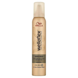 Wella Hajhab ultra erős rögzítéssel a haj ragyogásához Wellaflex Shiny Hold (Mousse) 200 ml