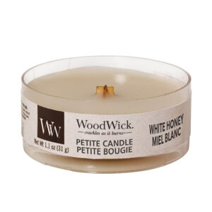 WoodWick Illatgyertya fa kanóccal  White Honey 31 g - kicsi