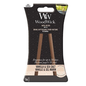WoodWick Autó illatosító utántöltő Vanilla & Sea Salt  (Auto Reeds Refill)
