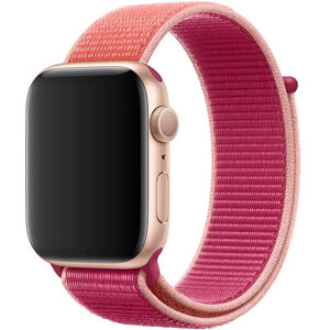 4wrist Átfűzhető sport szíj Apple Watch - Rózsaszín 42/44/45 mm