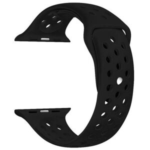 4wrist Szilikon szíj Apple Watch - Fekete/Fekete 38/40/41 mm