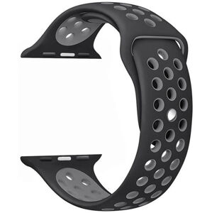 4wrist Szilikon szíj Apple Watch - Fekete/Szürke 42/44/45 mm
