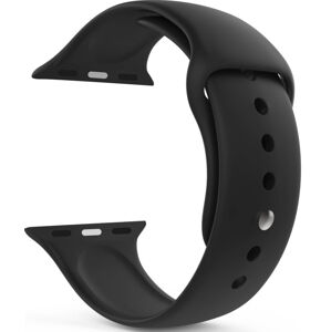 4wrist Szilikon szíj Apple Watch - Fekete 42/44/45 mm - S/M