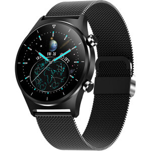 Wotchi Smartwatch E13 - Black Stainless