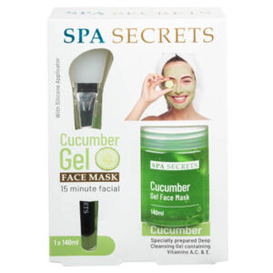XPel Secrets Cucumber (Gel Face Mask) 140 ml arcápoló gélmaszk SPA felhordóval