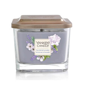 Yankee Candle Kis szögletes illatgyertya Sea Salt & Lavender 96 g