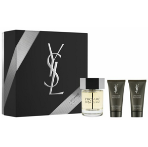 Yves Saint Laurent L´Homme - EDT 100 ml + borotvákozás utáni balzsam  50 ml + tusfürdő 50 ml