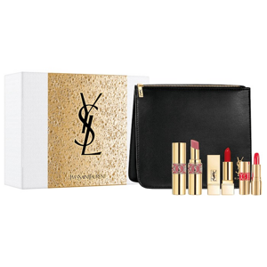 Yves Saint Laurent Dekoratív ajakápoló kozmetikum ajándékszett  Kiss and Couture Lipstick Trio Set