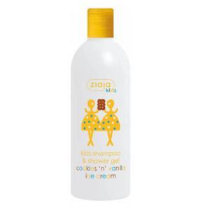 Ziaja Sampon és tusfürdő Szárazsütemény és vanília fagylalt(Kid´s Shampoo & Shower Gel) 400 ml