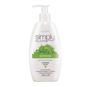 Avon Nyugtató intim tisztító gél aloe verával  Simply Delicate (Feminine Wash) 300 ml