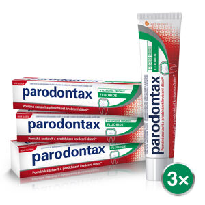Parodontax Vérzés elleni fogkrém Fluorid Tripack 3 x 75 ml