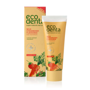 Ecodenta Eper ízű fogkrém gyerekeknek (Wild Strawberry Scented Toothpaste For Children) 75 ml