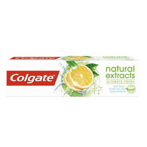 Colgate Naturals Ultimate Fresh Lemon fokrém fehér citrom és aloe vera kivonattal 75 ml
